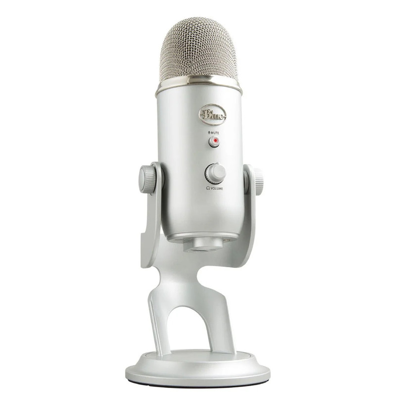 Blue Yeti USB Microphone - Silver - ميكروفون